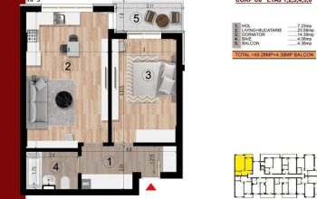 apStudio/49mp+4mp balcon/tip 5 – 5min metrou Berceni sau 8min Leonida