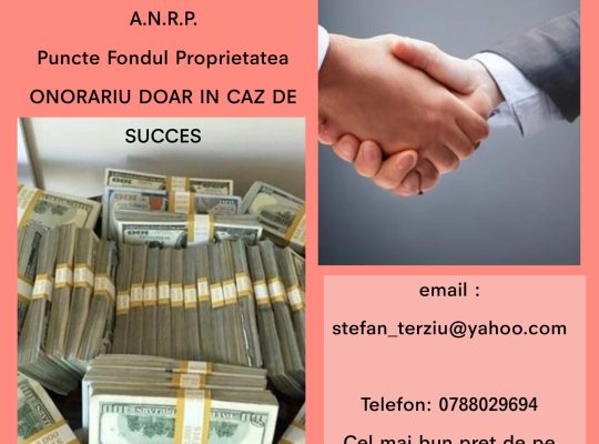 Cumparam Dosare ANRP – Telefon – 0788029694 – Fondul Proprietatea – Retrocedari Legea 10/2001 – La cel mai bun pret din piata