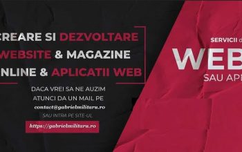 Creez site-uri web, magazine online + gazduire si domenii web + mail Gabriel