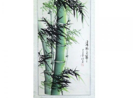 Pictura chinezeasca – Bambus verde (cod B70-5)