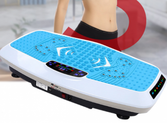 Placa fitness modelatoare cu vibratii cu muzica si telecomanda, 5 programe, 120 intensitati(Cod E13)